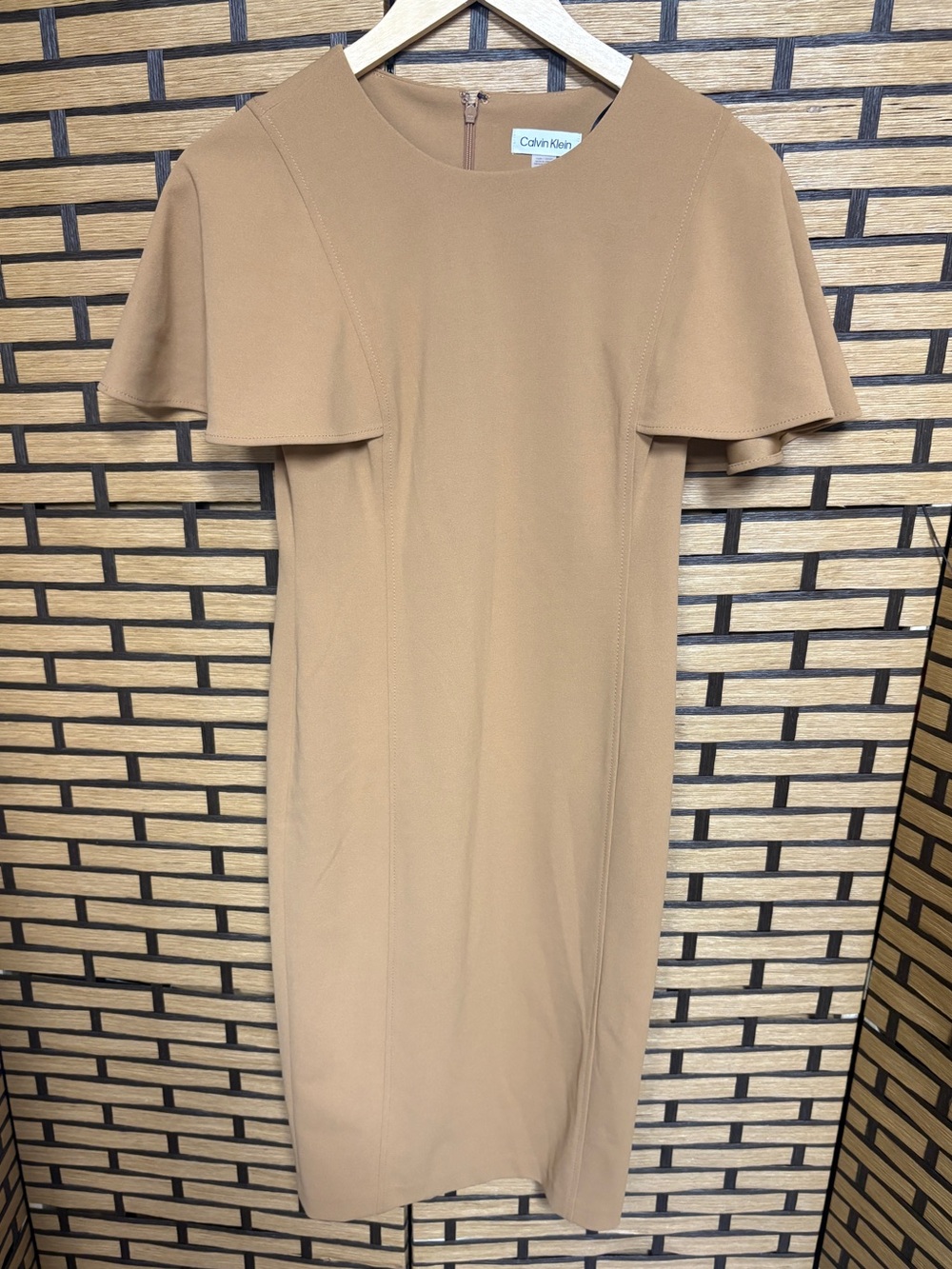 Calvin Klein tan dress size 4
